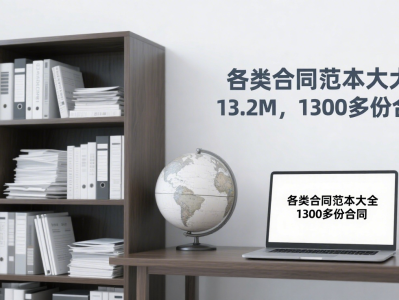 【 价值199 】各类合同范本大全，总共1300多份合同，13.2MB